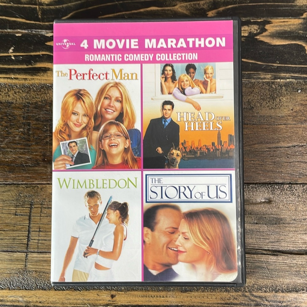 4 movie marathon DVD romantic collection